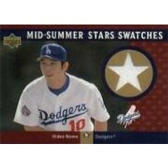 2003 Upper Deck Mid-Summer Stars Swatches #HN Hideo Nomo