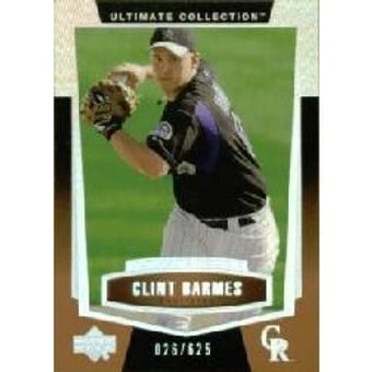 2003 Ultimate Collection Gold #117 Clint Barmes UR T1