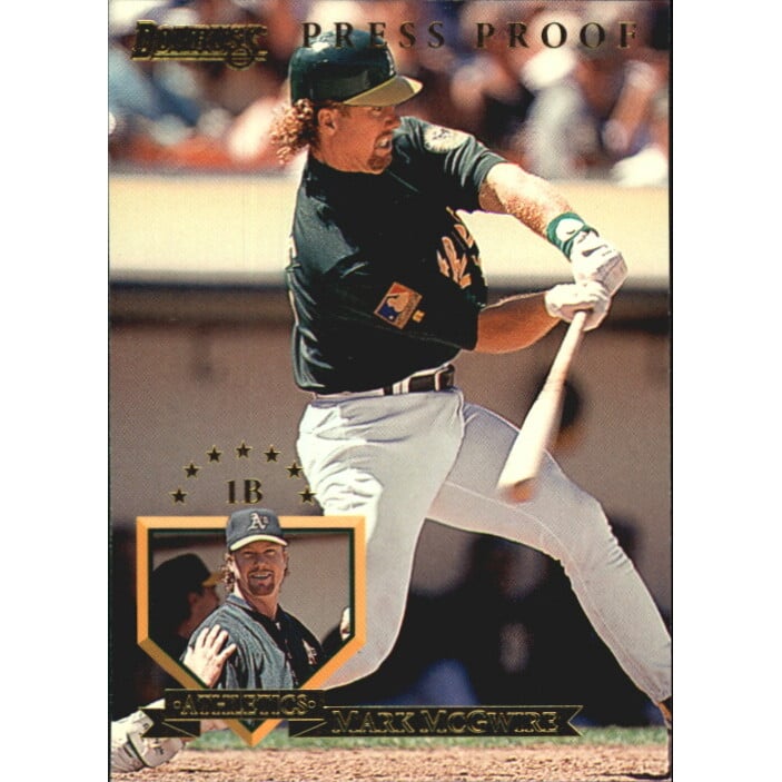 1995 Donruss Press Proofs #460 Mark McGwire. rookie card picture