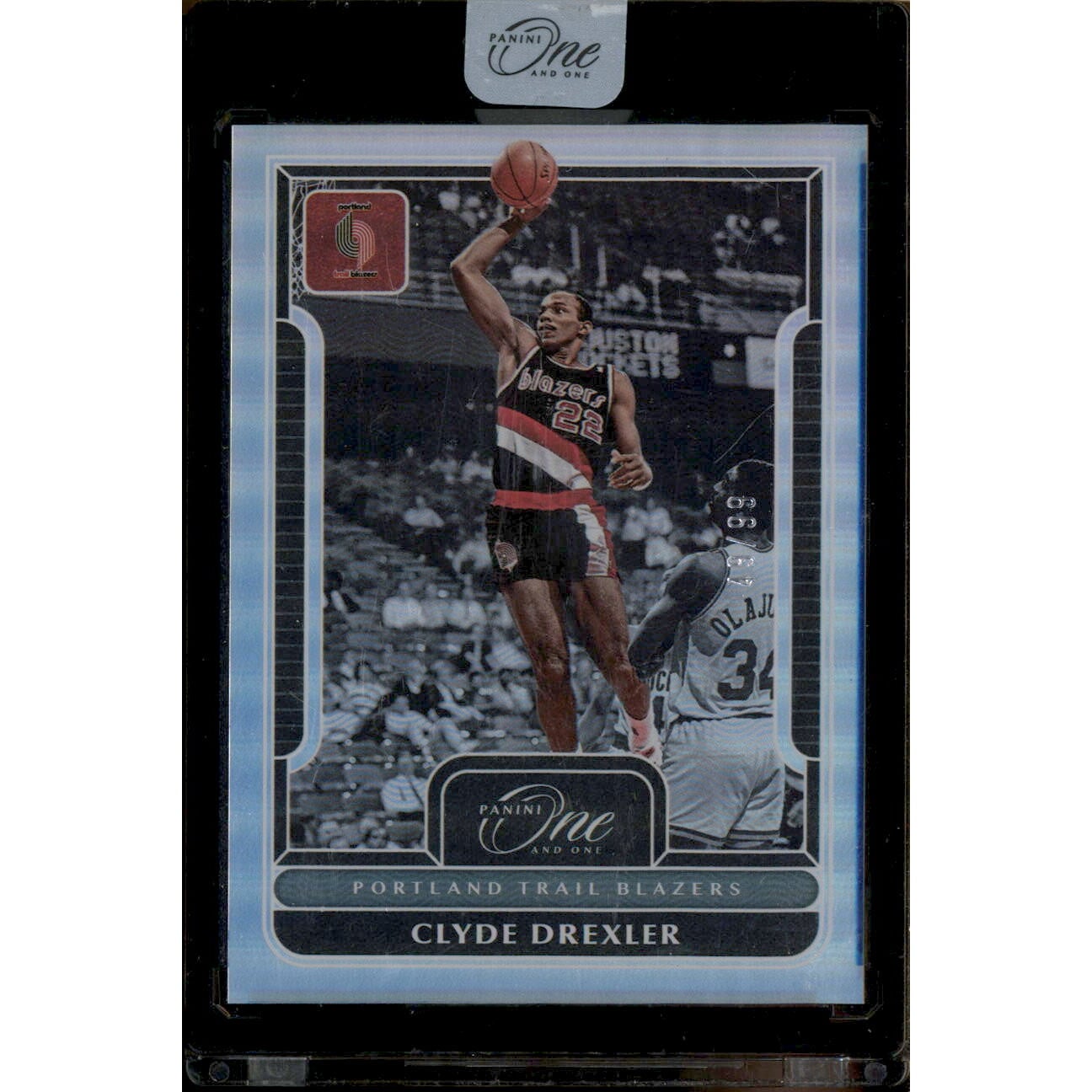 2022-23 Panini One and One #177 Clyde Drexler. rookie card picture