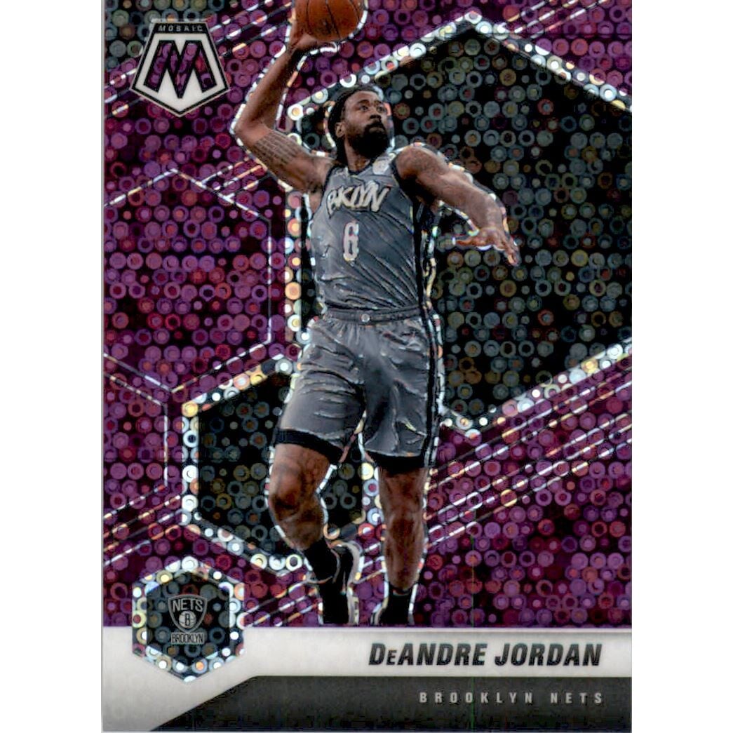 2020-21 Panini Mosaic Mosaic Fast Break Purple #153 DeAndre Jordan. rookie card picture