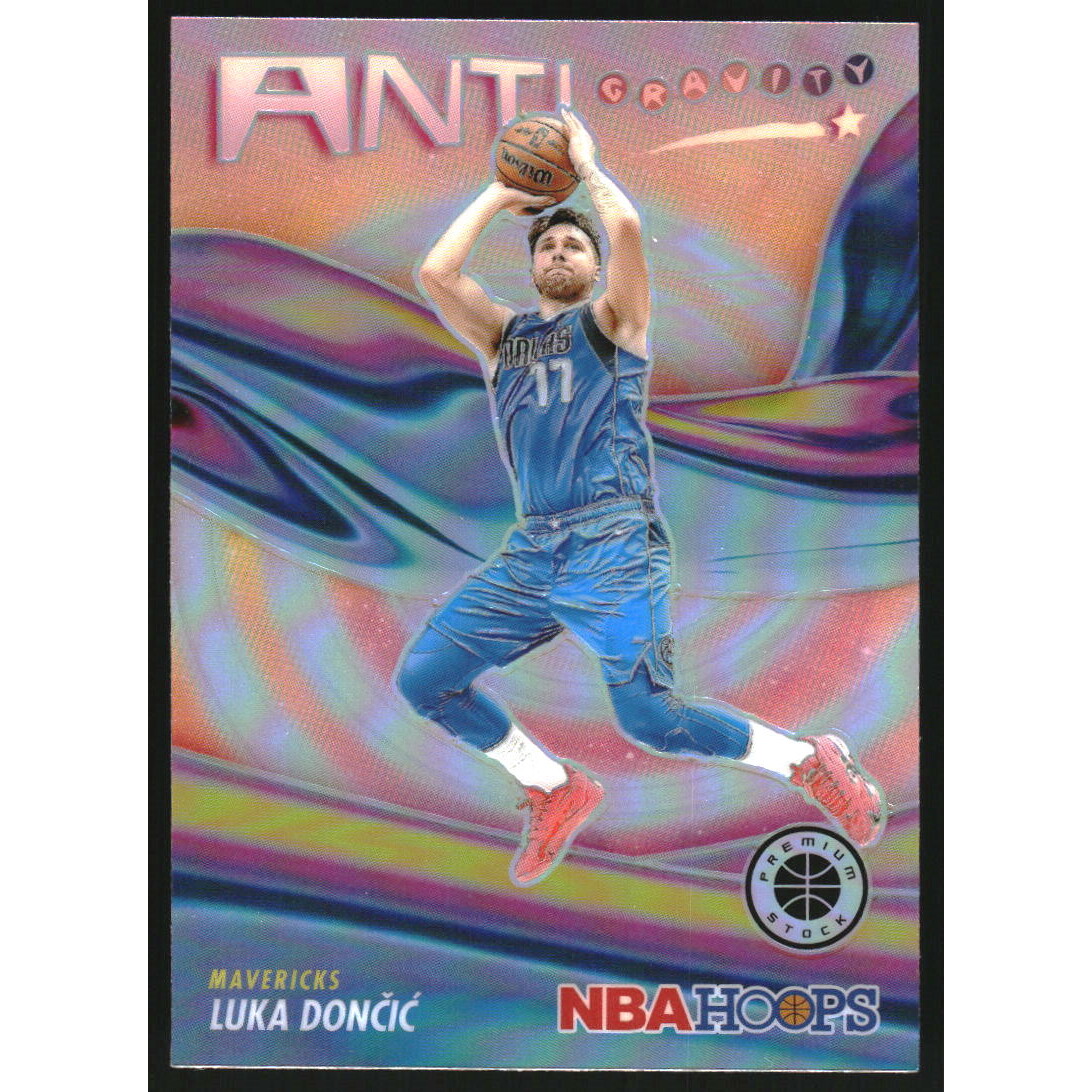 2023-24 Hoops Premium Stock Anti Gravity Silver Prizm #4 Luka Doncic