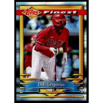 2021 Finest Flashbacks Prism Refractors #197 Didi Gregorius