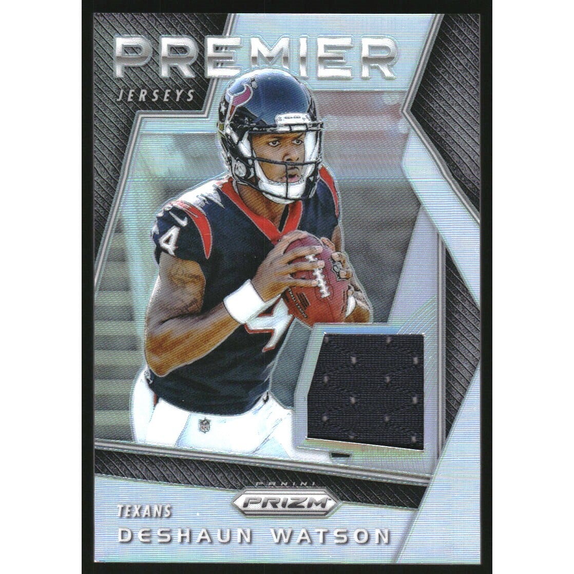 2017 Panini Prizm Prizm Premier Jerseys #34 Deshaun Watson. rookie card picture