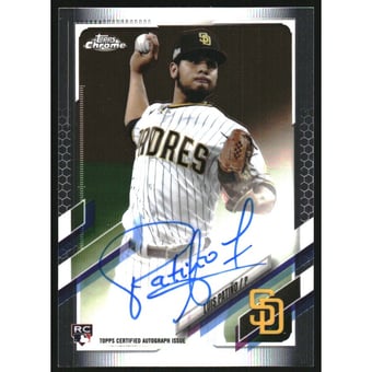 2021 Topps Chrome Rookie Autographs #RALP Luis Patino