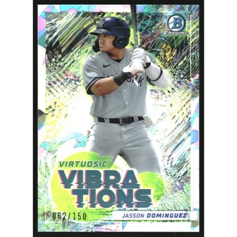 2022 Bowman Chrome Virtuosic Vibrations Atomic Refractors #VV4 Jasson Dominguez