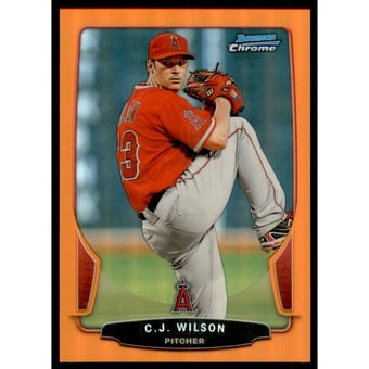 2013 Bowman Chrome Orange Refractors #26 C.J. Wilson
