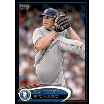 2012 Topps Black #339 Clayton Richard