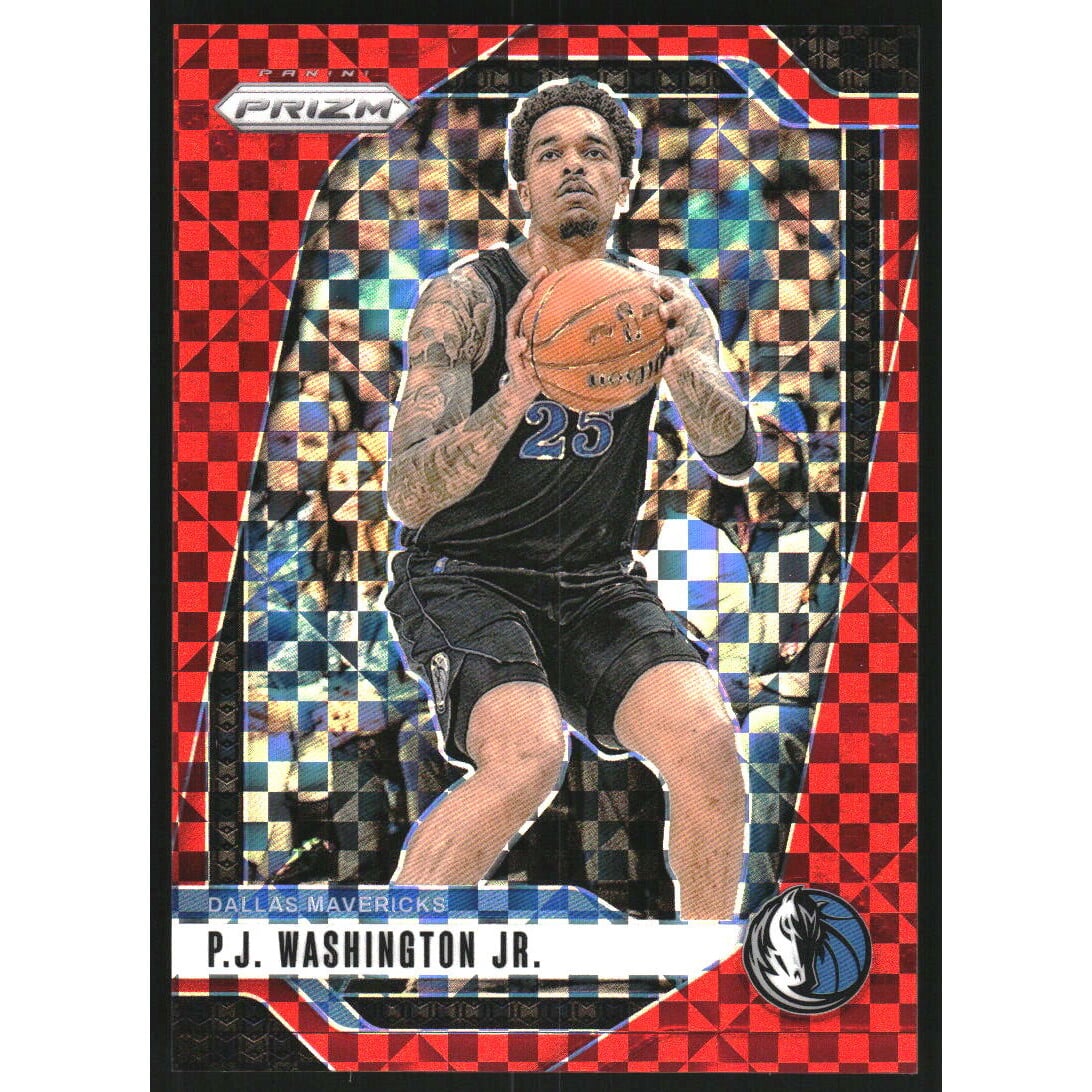 2024-25 Panini Prizm Prizms Red Power #174 P.J. Washington Jr.. rookie card picture