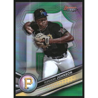 2022 Bowman's Best Top Prospects Green Refractors #TP30 Termarr Johnson