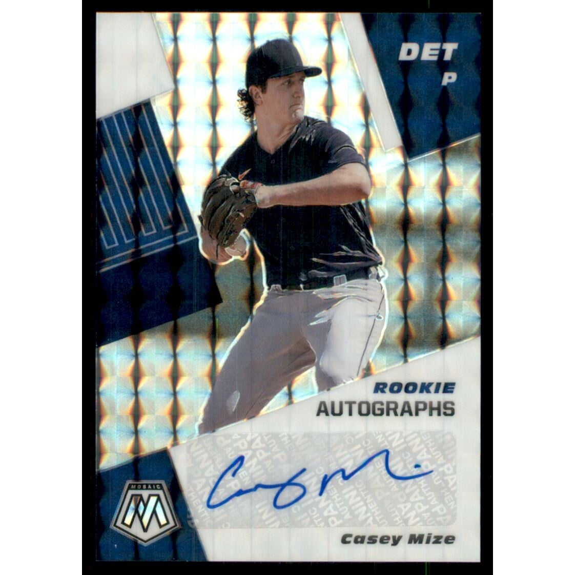 2021 Panini Mosaic Rookie Autographs Mosaic #28 Casey Mize. rookie card picture