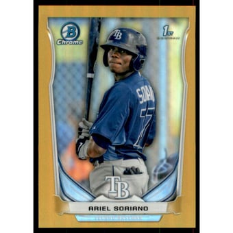 2014 Bowman Chrome Prospects Series 2 Gold Refractors #BCP97 Ariel Soriano