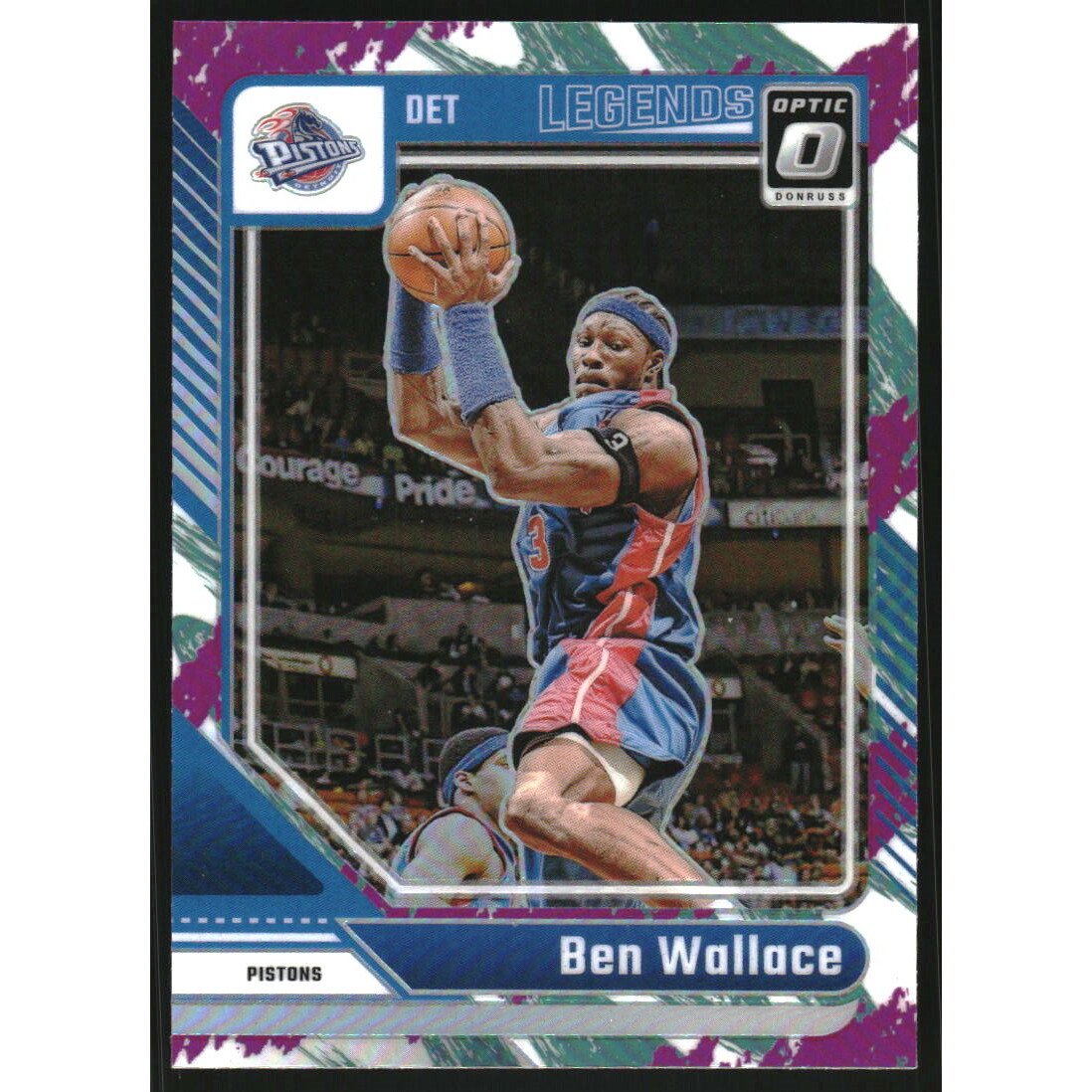 2024-25 Donruss Optic Jazz #230 Ben Wallace LGD. rookie card picture
