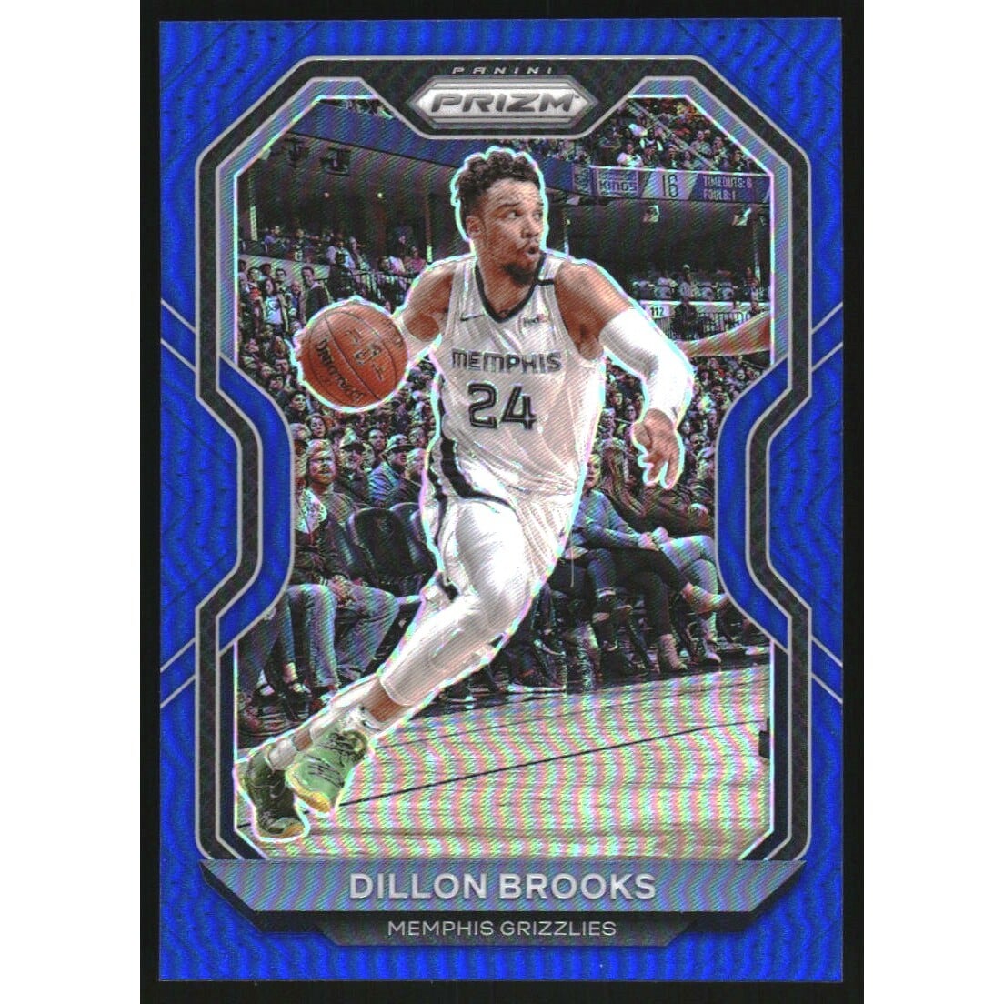 2020-21 Panini Prizm Prizms Blue #70 Dillon Brooks. rookie card picture