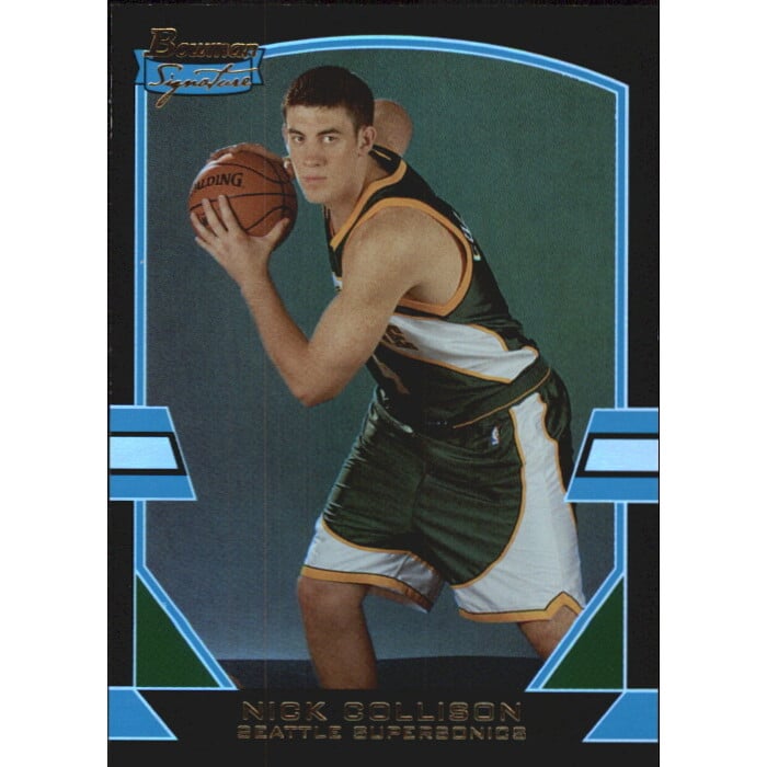 2003-04 Bowman Signature Edition Foil #105 Nick Collison. rookie card picture