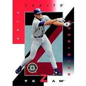 1998 Zenith Z-Team 5 x 7 #5 Alex Rodriguez