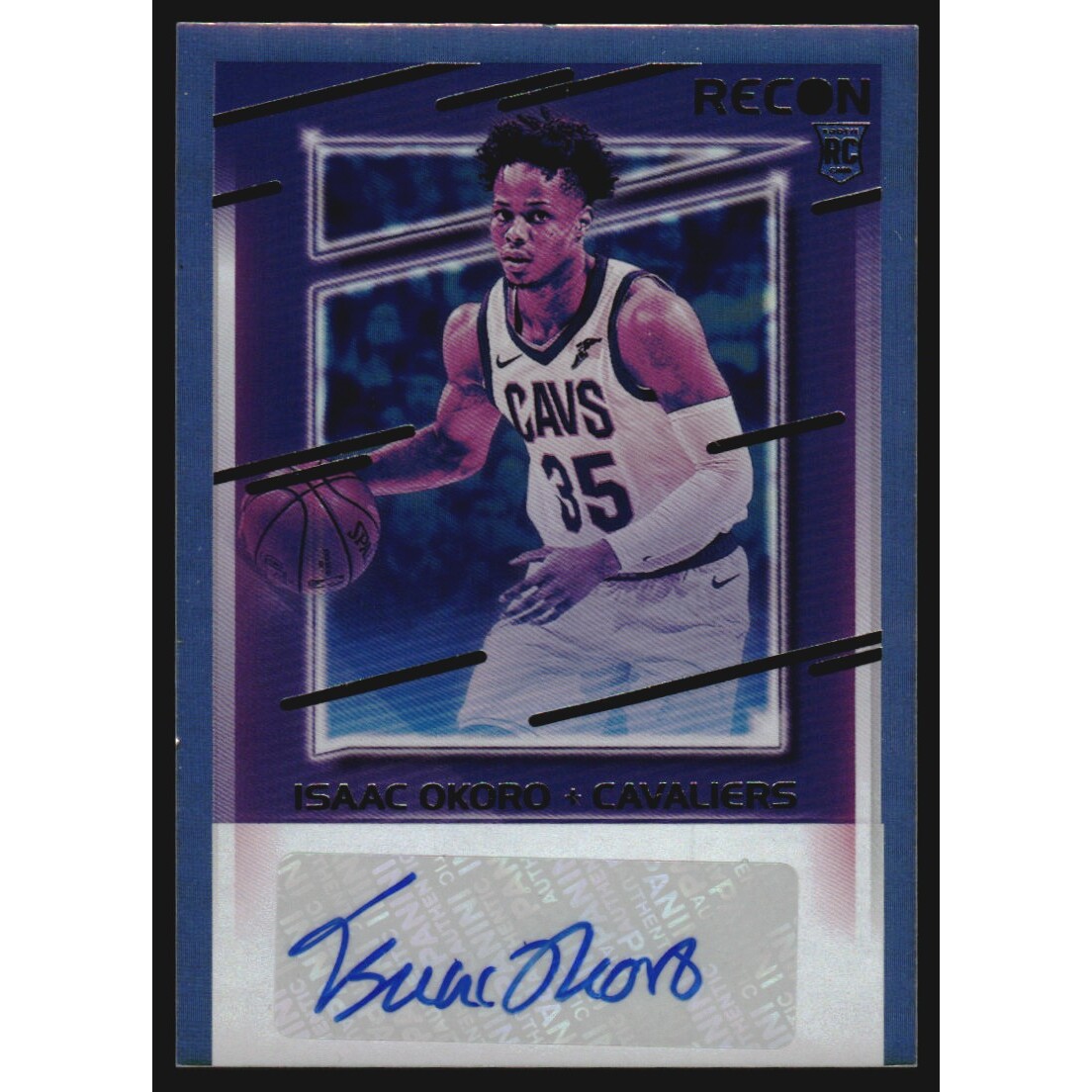 2020-21 Panini Recon Rookie Recon Signatures #32 Isaac Okoro