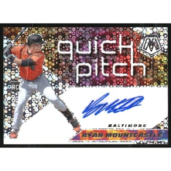 2021 Panini Mosaic Quick Pitch Autographs #4 Ryan Mountcastle