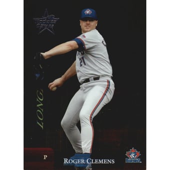 2002 Leaf Rookies and Stars Longevity #60A Roger Clemens Blue Jays SP