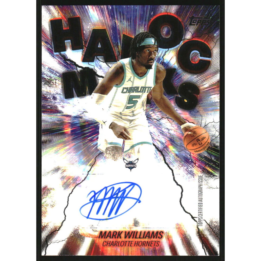2025-26 Topps Havoc Marks #HMMW Mark Williams. rookie card picture