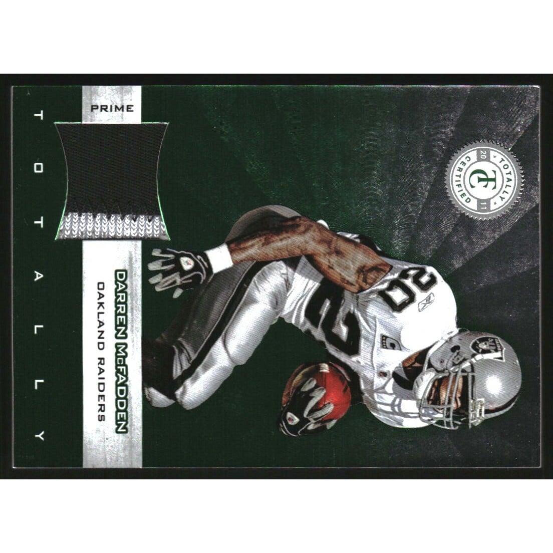2011 Totally Certified Green Materials Prime #47 Darren McFadden/5