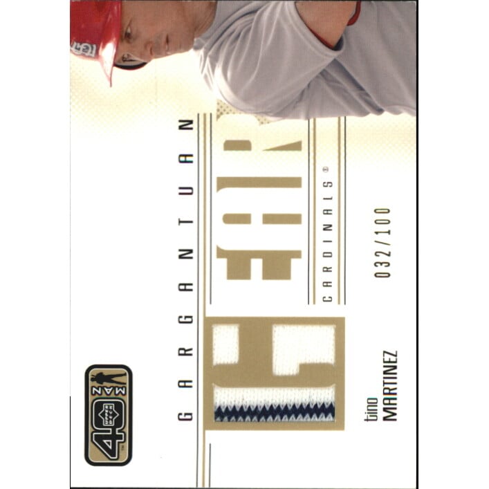 2002 Upper Deck 40-Man Gargantuan Gear #GTM Tino Martinez. rookie card picture