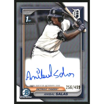 2024 Bowman Chrome Prospect Autographs Refractors #CPAASA Anibal Salas