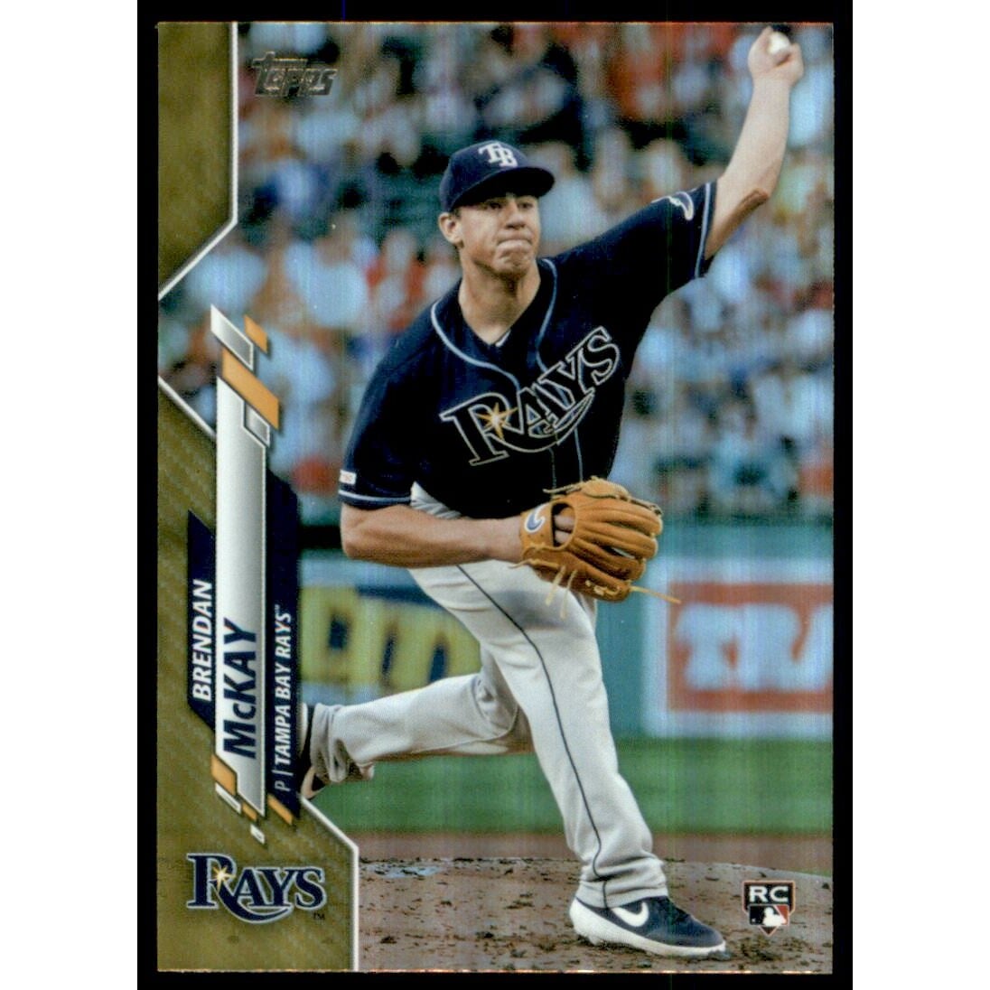 2020 Topps Gold Foil #69 Brendan McKay. rookie card picture