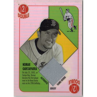 2003 Topps Chrome Blue Backs Relics #NG Nomar Garciaparra Jsy