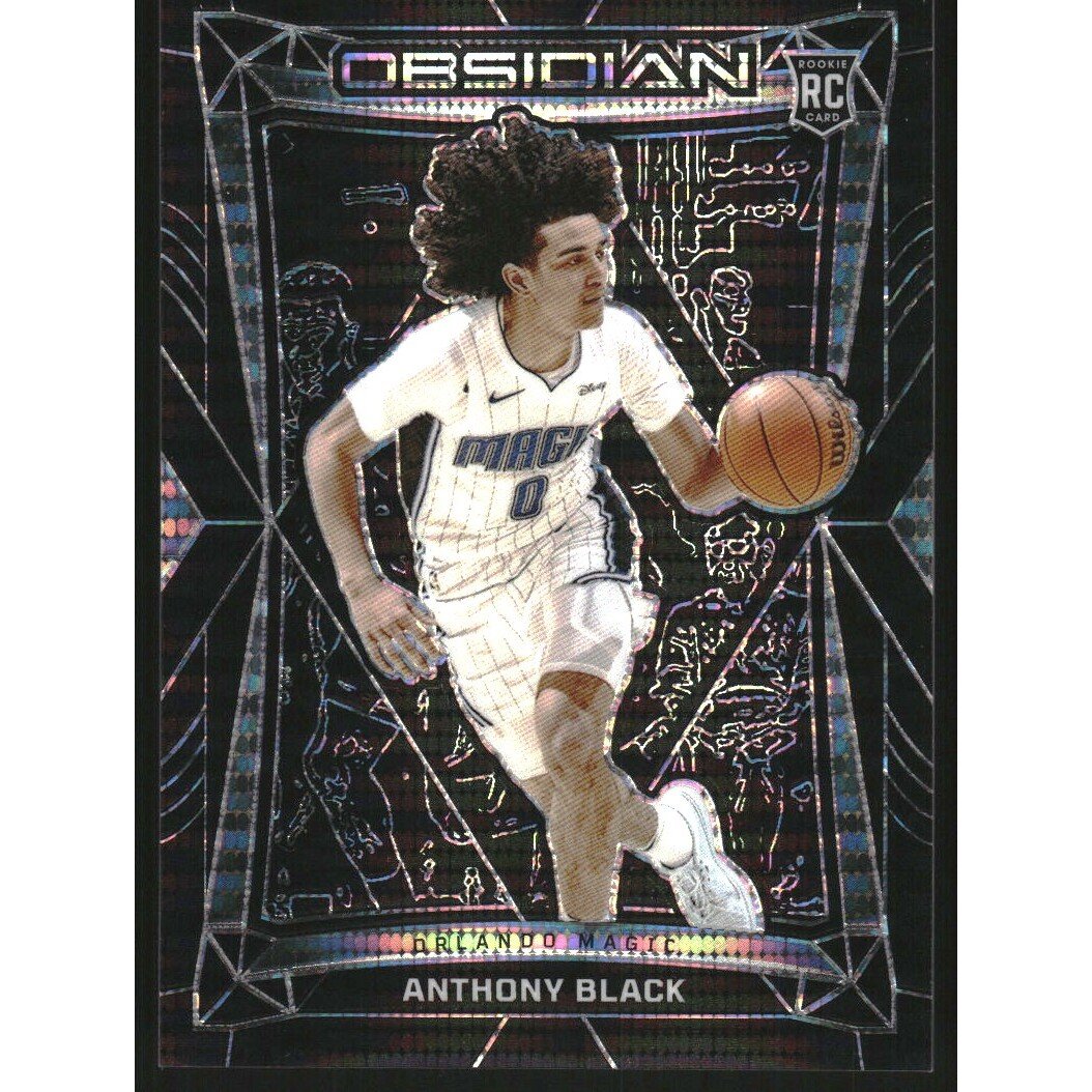 2023-24 Panini Obsidian Electric Etch International #150 Anthony Black. rookie card picture