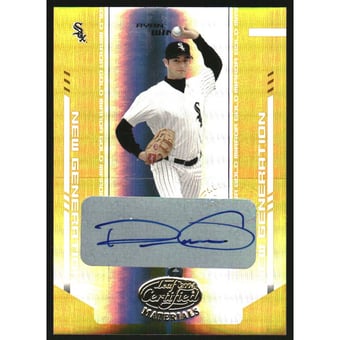 2004 Leaf Certified Materials Mirror Autograph Gold #271 Ryan Wing NG/25