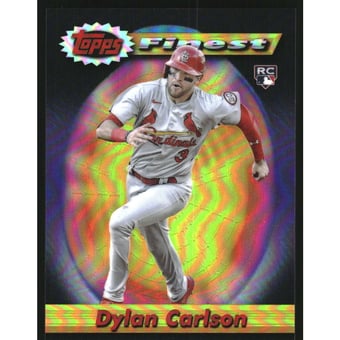 2021 Finest Flashbacks Black Refractors #21 Dylan Carlson