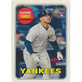2018 Topps Heritage Action Variations #603 Gleyber Torres