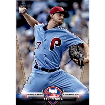 2018 Topps Salute Series 2 Gold #S33 Aaron Nola