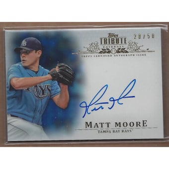 2013 Topps Tribute Autographs Blue #MM2 Matt Moore