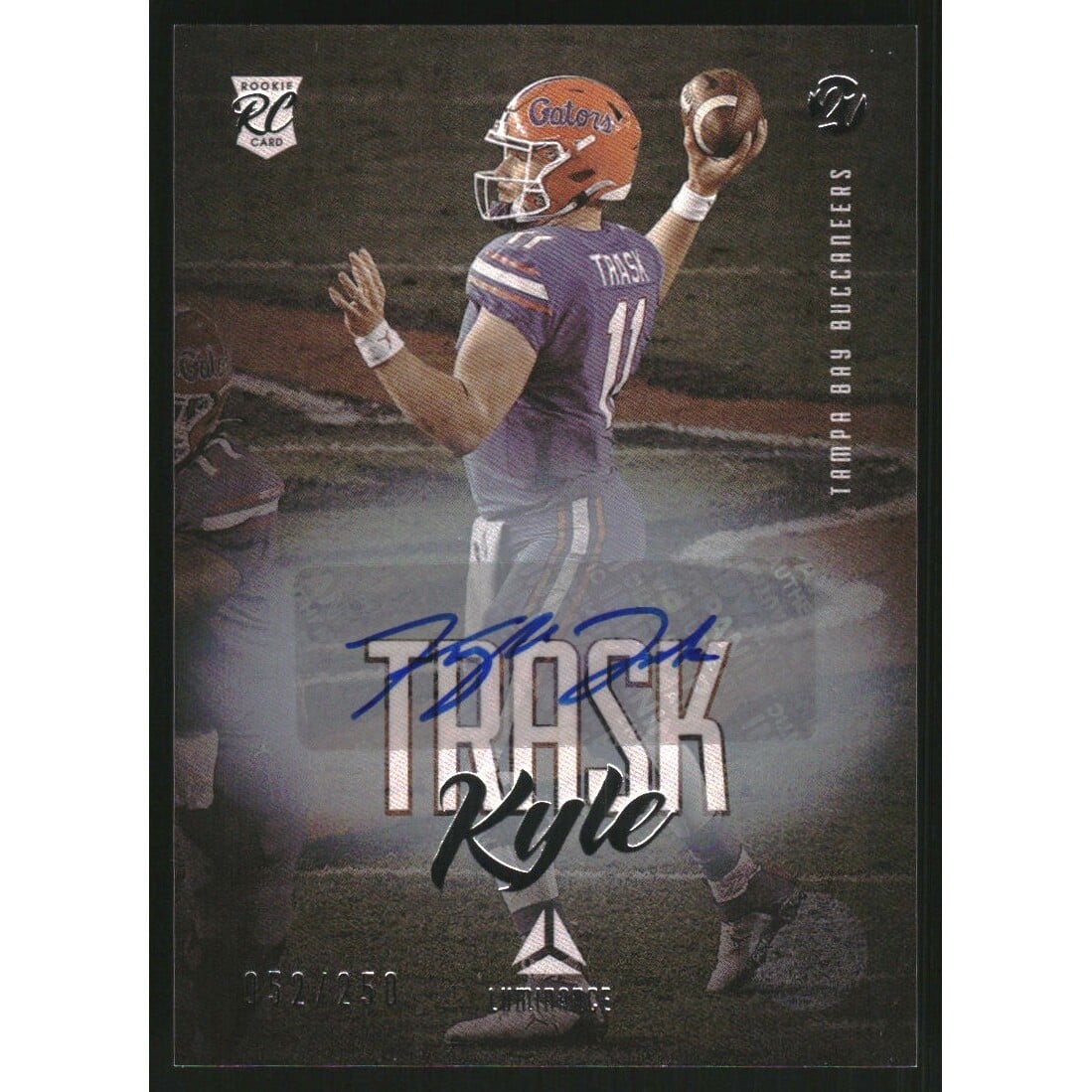 2021 Panini Luminance Autographs #167 Kyle Trask/250. rookie card picture