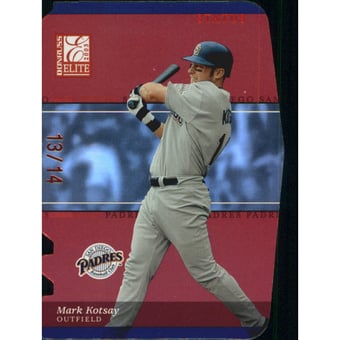 2003 Donruss Elite Status #151 Mark Kotsay/14