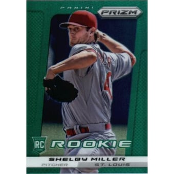 2013 Panini Prizm Prizms Green #276 Shelby Miller