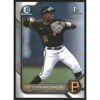 2022 Bowman Chrome Draft Refractors #BDC130 Termarr Johnson