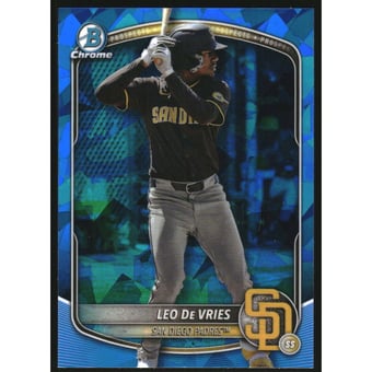 2025 Bowman Chrome Sapphire Prospects #BCP204 Leo De Vries