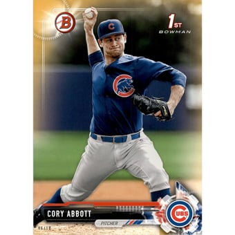 2017 Bowman Draft 5x7 Gold #BD43 Cory Abbott