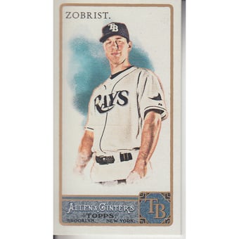 2011 Topps Allen and Ginter Mini No Card Number #233 Ben Zobrist