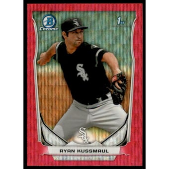 2014 Bowman Chrome Prospects Series 2 Pink Wave Refractors #BCP67 Ryan Kussmaul