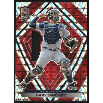 2020 Panini Spectra Silhouettes Red #37 Gary Sanchez