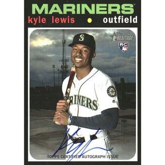 2020 Topps Heritage Real One Autographs #ROAKL Kyle Lewis