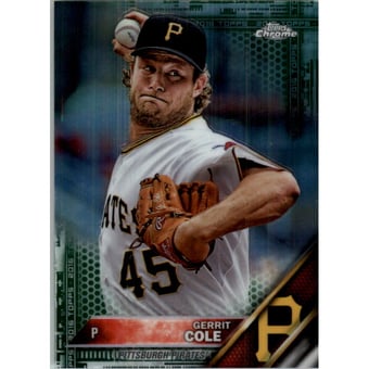 2016 Topps Chrome Green Refractors #11 Gerrit Cole