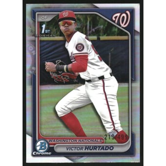 2024 Bowman Chrome Prospects Refractors #BCP223 Victor Hurtado