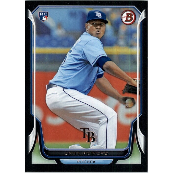 2014 Bowman Black #217 Enny Romero. rookie card picture