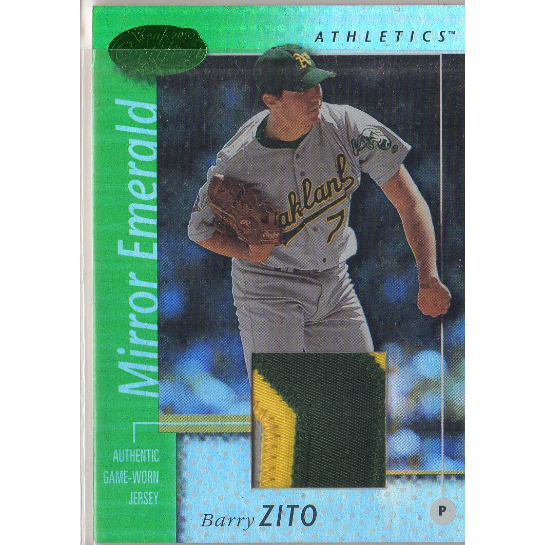 2002 Leaf Certified Mirror Emerald #69 Barry Zito Jsy 2002 Leaf Certified Mirror Emerald #69 Barry Zito Jsy