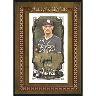 2024 Topps Allen and Ginter Framed Mini Autographs #MACM Curtis Mead